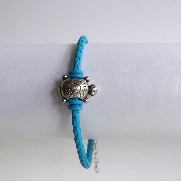 Hallmark Celebrate Life Turtle Charm Bead 7.25” Interchangeable Aqua Bracelet - Picture 3 of 10